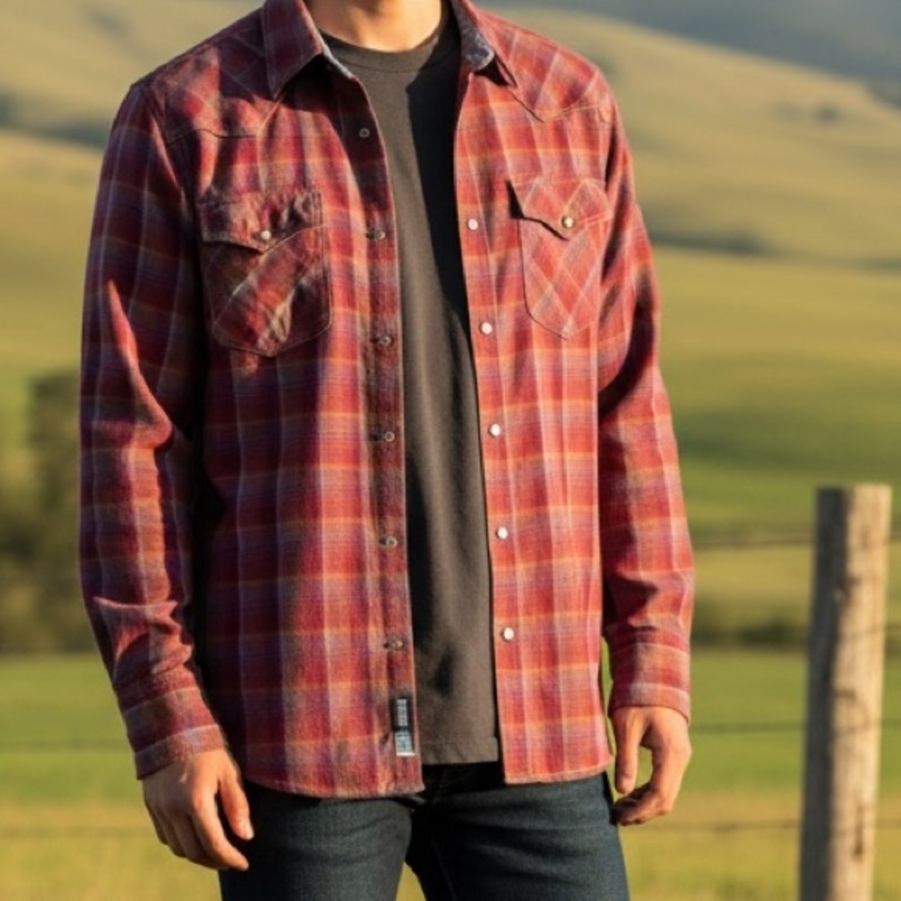 Wrangler Men’s western shirt size L